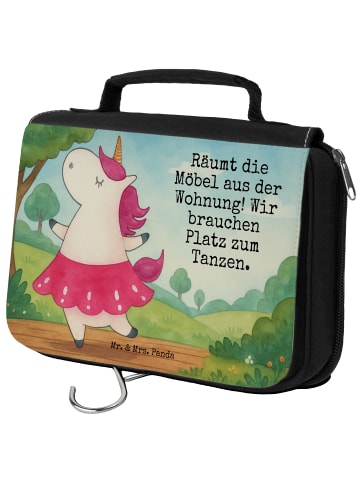 Mr. & Mrs. Panda Kosmetikbeutel Einhorn Ballerina Design mit Spruch in Weiß