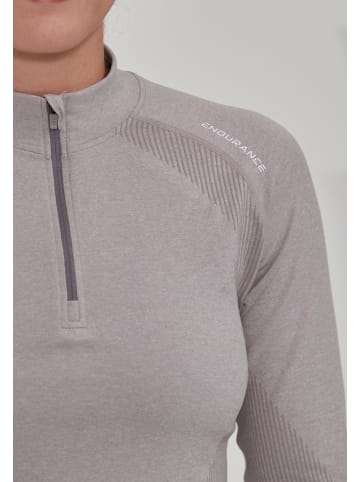 Endurance Funktionsshirt HALEN W Seamless Midlayer in 1126 Gull Gray