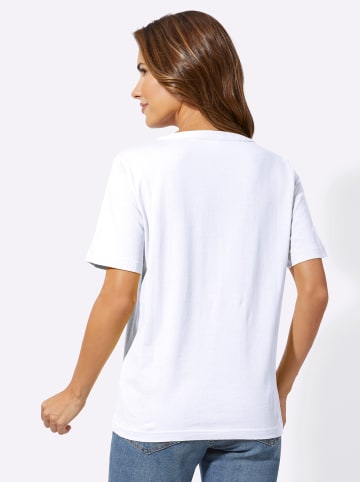 Sieh an! Kurzarmshirt in weiß