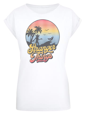 F4NT4STIC T-Shirt Stranger Things LA Gradient in weiß