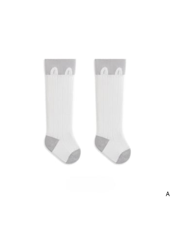 MUNADUNA 5er-Set Baby-Hochsocken mit niedlichen Öhrchen