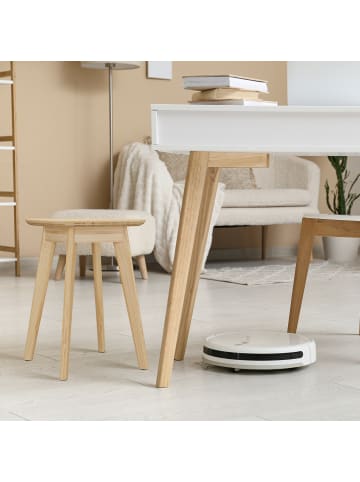 relaxdays Esszimmerhocker in Natur - (B)33 x (H)45,5 x (T)33 cm