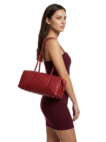 Cluty Handtasche FLIORI echt Leder in rot