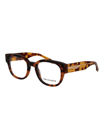 Trussardi Unisex Optische Fassungen Quadratisch Havanna