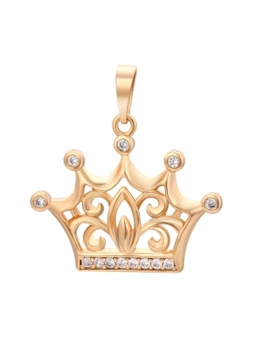 faina Women Crown Motif Pendant in Rose Gold