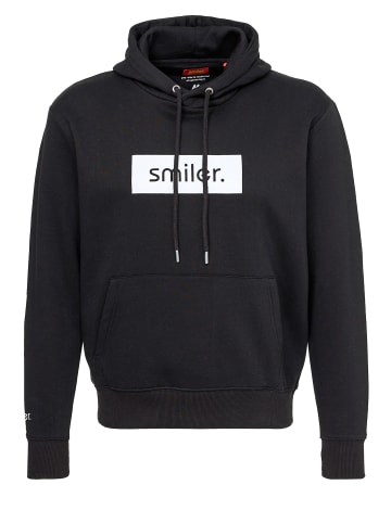 smiler. Kapuzensweatshirt Happy. in BLACK