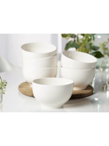 vivo | Villeroy & Boch Group 6er Set Müslischalen Basic White 750 ml in weiß