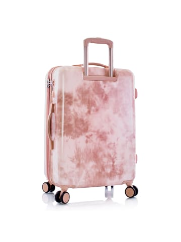 Heys Black Camo 4 Rollen Kofferset 3-teilig mit Dehnfalte rose