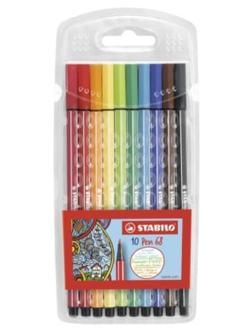 STABILO Papeterie/PBS - Premium-Filzstift - STABILO Pen 68 - 10er Pack - mit 10 verschi