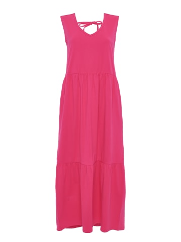 Threadbare Sommerkleid THB Byers Tiered in pink