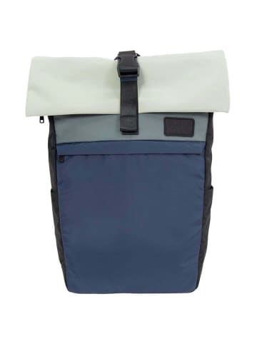 Doughnut Jetpack Go Wild 22 - Rolltop Rucksack 48-68 cm erw. (black x brown) in navy x grey