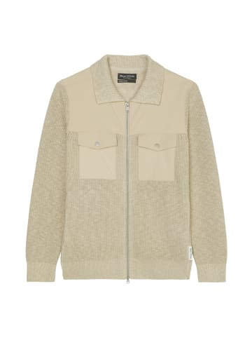 Marc O'Polo Hybrid-Strickjacke regular in pure cashmere