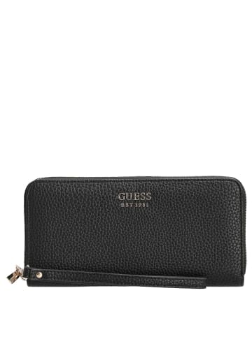 Guess Brenton SLG Large Zip Around - Geldbörse 12cc 20.5 cm (black) in schwarz