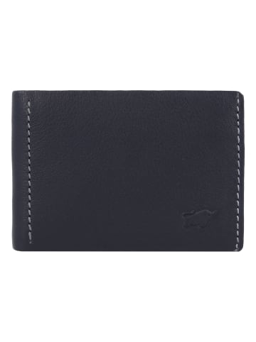 Braun Büffel Henry Geldbörse Leder 9,5 cm in navy