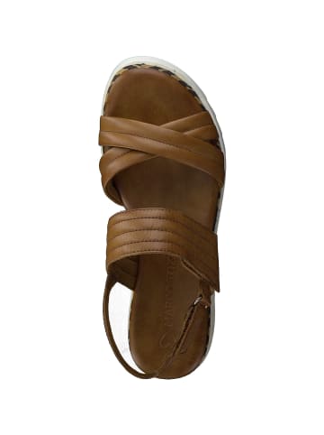 Marco Tozzi Plateau Sandaletten in Braun