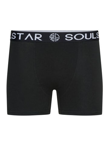 SOUL STAR Boxershorts - MUBOXER5 in Black_Grey_White