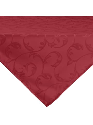 Erwin Müller Jacquard Mitteldecke Greven in rot