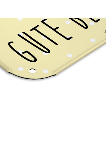 Mr. & Mrs. Panda tafel Igel Blumen mit Spruch in Gelb Pastell