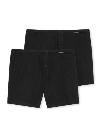 Schiesser Boxer Shorts in Schwarz