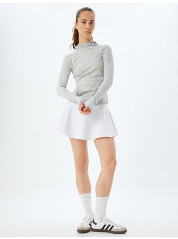 KOTON Sweatshirt in Weiß Gemustert