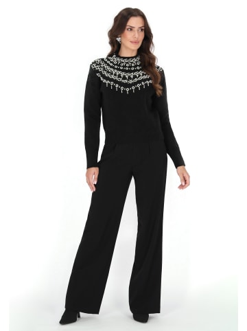 faina Damen Pullover in Schwarz