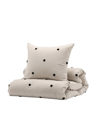 ebuy24 Bettwäsche Loke Hellgrau 150 x 200 cm