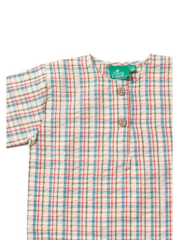 Little Green Radicals Kurzärmeliges Henley-Top in Bunt mit lockerer Passform