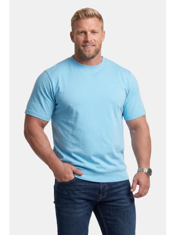 Men Plus Kurzarm T-Shirt in koralle