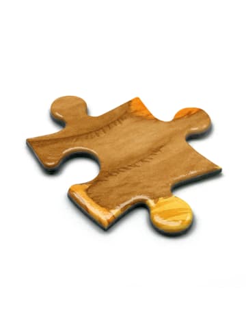 Mr. & Mrs. Panda Puzzle Affe Design mit Spruch in Weiß