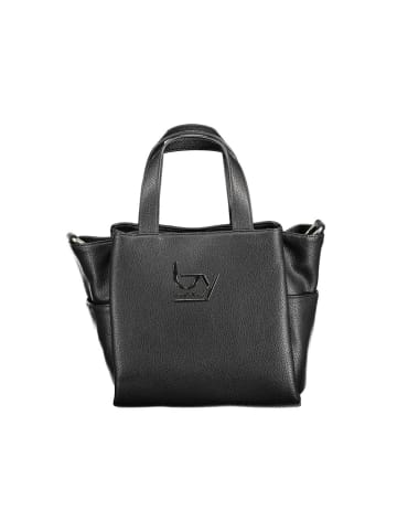 Byblos Schwarze Polyurethan-Handtasche