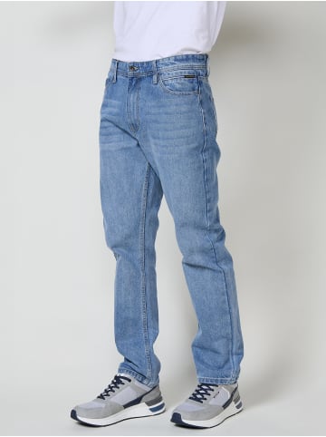 KOROSHI Jeans mit bequemer Passform in blau