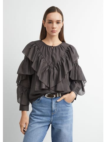 comma Bluse in 8940_dunkelbraun