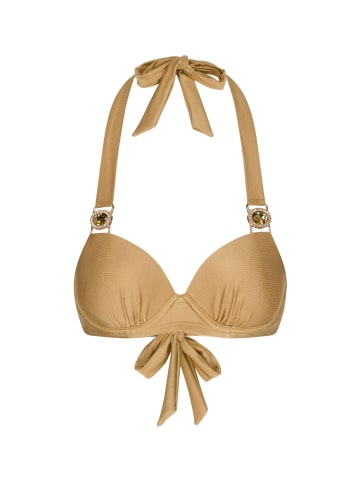 Moda Minx Bikini Top Amour Push Up in Gold Shimmer