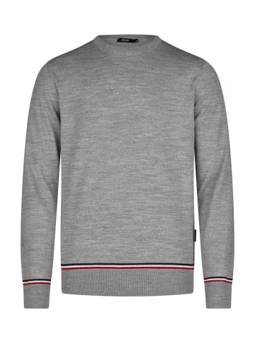 HECHTER PARIS Rundhals-Pullover in grey