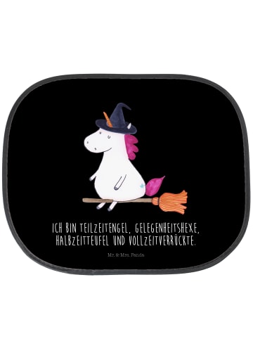 Mr. & Mrs. Panda Hitzeschutz Auto Einhorn Hexe mit Spruch in Schwarz