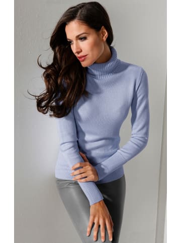 Heine Rollkragen-Pullover in hellblau
