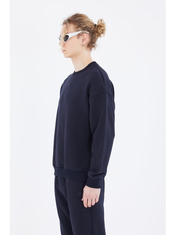 Ossy Homer Basic Sweatshirt Oversize Fit Pullover in Grau