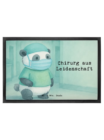 Mr. & Mrs. Panda Schmutzfangmatte Chirurg Leidenschaft Design mi... in Weiß
