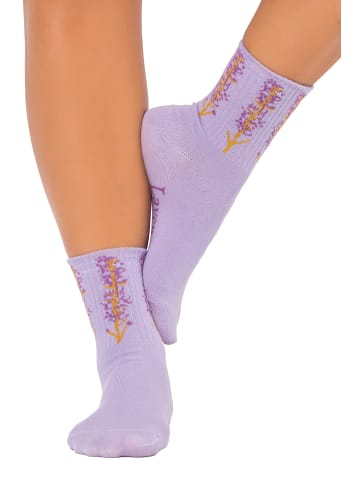 Ulla Popken Socken in zartes lavendel