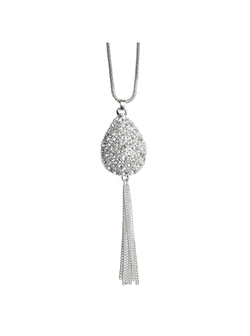 Steuer Modeschmuck Metall in silber