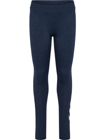 Hummel Kinder Leggings "Logo Tights" in Blau