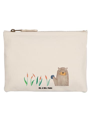 Mr. & Mrs. Panda Pouch Otter Stein ohne Spruch in Weiß