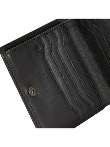 Jekyll & Hide Norwegian Geldbörse RFID Schutz Leder 9 cm in black
