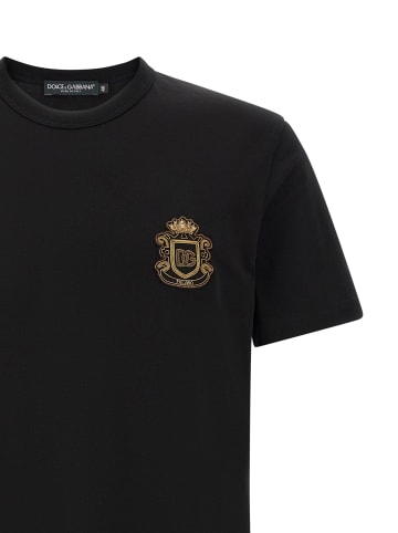 Dolce & Gabbana Schwarz Baumwolle T-Shirt