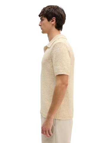 Marc O'Polo Kurzarm-Pullover regular in Chalky Sand
