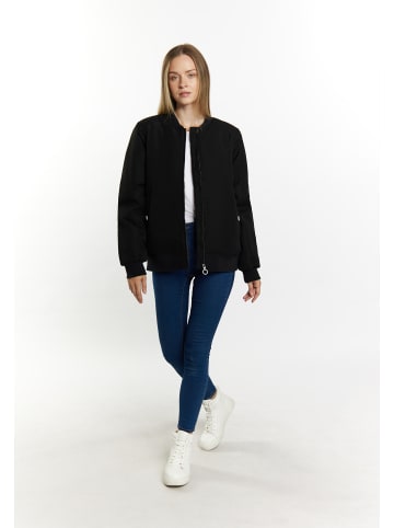 DreiMaster Damen Wattierte Blousonjacke in Schwarz