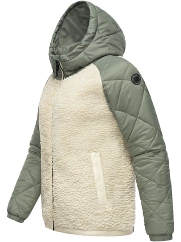 ragwear Outdoorjacke Leeloo in Ecru Blocked