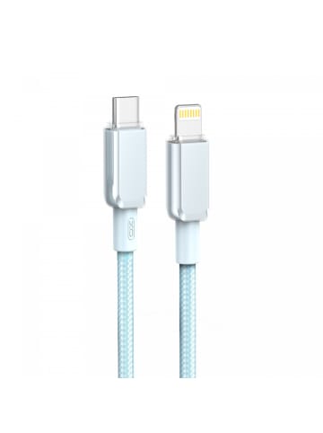 XO XO Schnellladekabel USB Typ C kompatibel mit iPhone in Blau