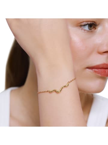 Steel_Art Armkette Damen Vellia goldfarben in goldfarben