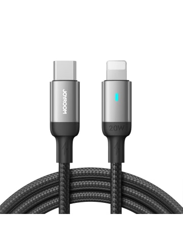 COFI 1453 USB kabel USB Type-C  iPhone 20W Schnellladekabel 1,2 Meter in Schwarz